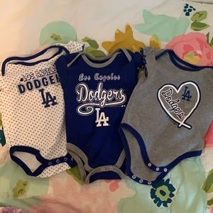 🌺 Dodgers Onesies - Bundle